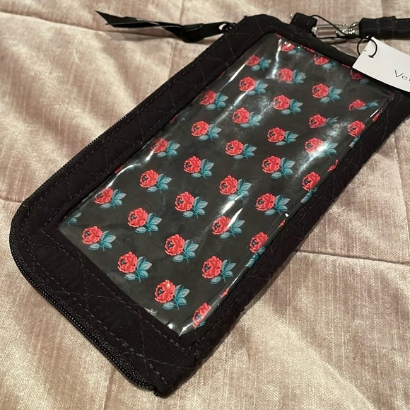 New! Vera Bradley Wristlet RFID Tech Full Size Wallet Wristlet - Picture 3 of 11